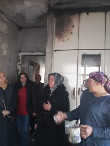 Aksaray’da Evi Yanan Aileye Umut Dolu Ziyaret!