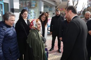 MHP Adayı Çıtak; Aksaray Sokaklarında Kapı Kapı Geziyor!