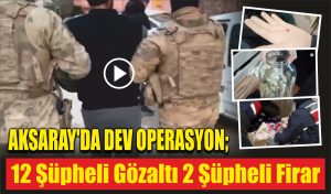Ankara ve Aksaray’da uyuşturucu imal eden ve ticaretini yapanlara yönelik
