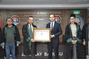 Aksaray Barosuna 7 avukat daha katıldı