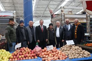 Aksaray’ın her köşesinde temaslarını sürdüren Milliyetçi Hareket Partisi (MHP) Aksaray