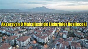 MERAM Elektrik Dağıtım Şirketi, Aksaray Tacin mahallesinde gerçekleşen olan çalışma