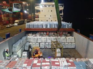Aksaray İHH Başkanı Şenol Korkmaz; “Hazırlanan yardım malzemeleri, Mersin Limanı’ndan
