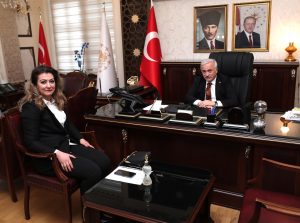 Aksaray Valisi Mehmet Ali Kumbuzoğlu’na ziyaretler devam ederken Güzelyurt Meslek