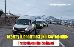 Aksaray İl Jandarması Okul Çevrelerinde Trafik Güvenliğini Sağlıyor!