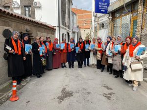 Ferhan Polat Liderliğindeki Heyet, Aksaray’ın Nabzını Tutuyor: Seçim Heyecanı Kapı Kapı!