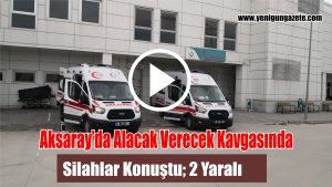 Fabrika önünde alacak verecek tartışması kanlı bitti. Organize Sanayi Bölgesi’nde