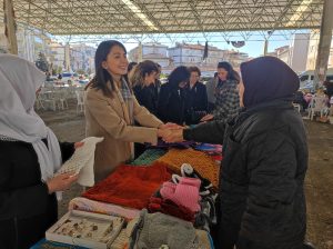 Cumhuriyet Halk Partisi Adayı Pelin Yıldırım Demir, ilk ziyaretini gerçekleştirdi