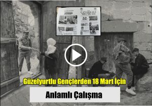 Güzelyurtlu gençlerden 18 Mart için anlamlı çalışma