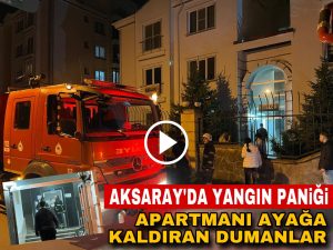 Aksaray’da Yangın Paniği: Apartmanı Ayağa Kaldıran Dumanlar!