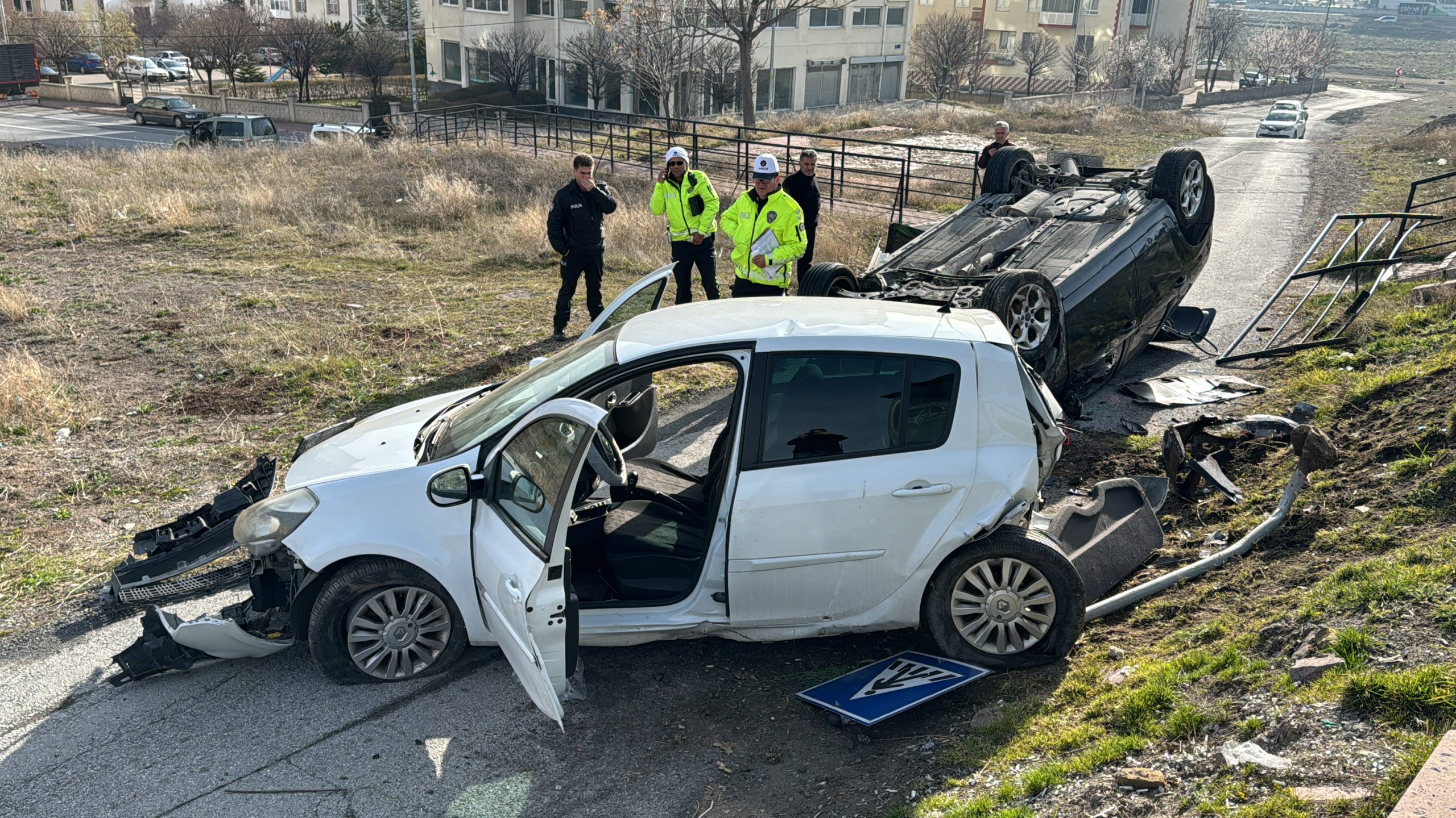 Kayseri’de yaya geçidinde 2