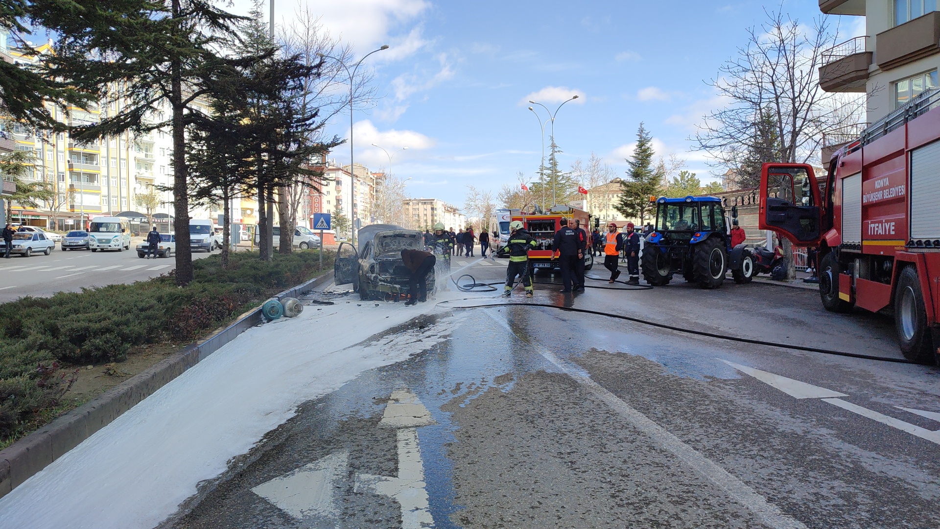 Konya’nın Seydişehir ilçesinde seyir