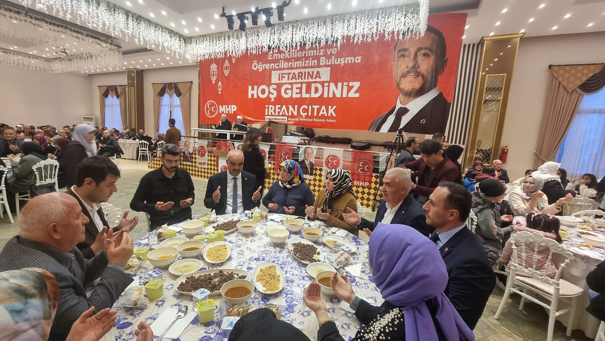 Aksaray’da düzenlenen özel iftar