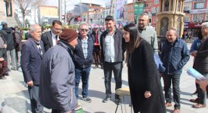 CHP Adayı Demir, vatandaşların sorunlarını dinlemeye devam ediyor