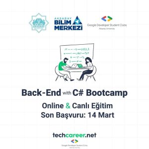 Aksaray Üniversitesi GDSC’den Back-End with C# Bootcamp Başlıyor! Başvurmak İçin Tıklayınız!