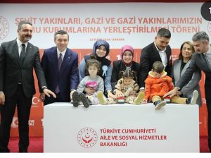 591 şehit yakını, gazi ve gazi yakınının ataması yapıldı