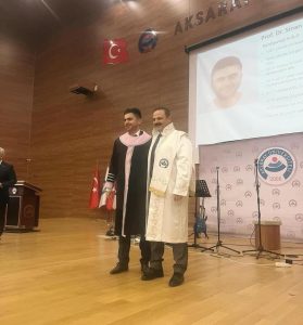 Sinan İnci, profesörlük cübbesini giydi Aksaray Üniversitesi (ASÜ) Rektörlüğü tarafından