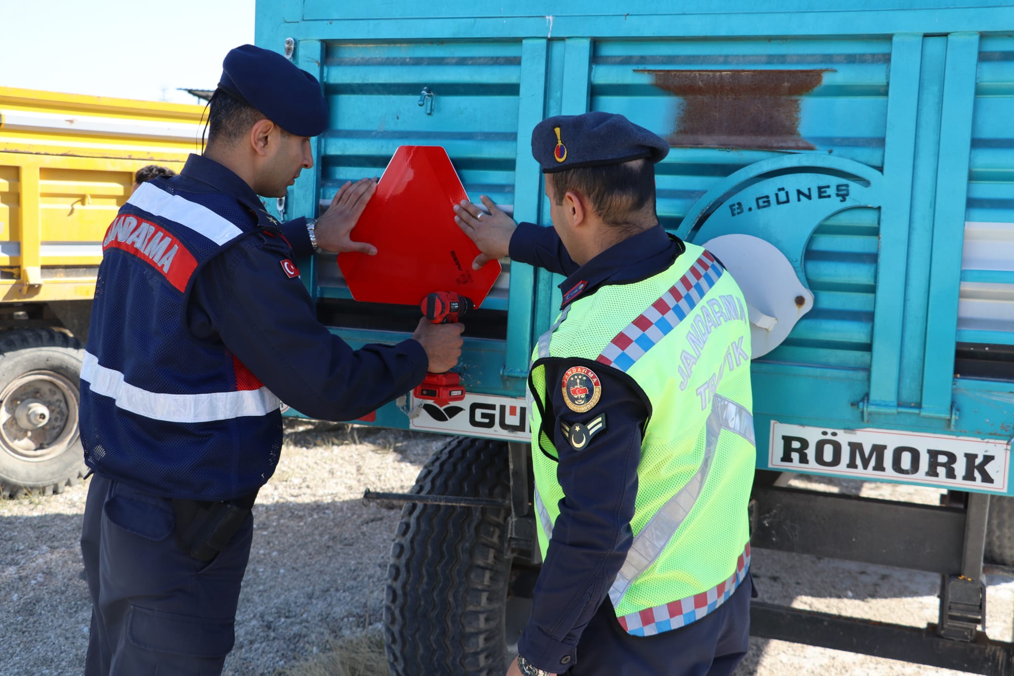 Aksaray’da Trafik Jandarma ekipleri