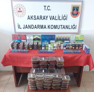 Aksaray’da Sigara ve Tütün Kaçakçılarına Jandarma Darbesi: Binlerce Paket Ele Geçirildi!