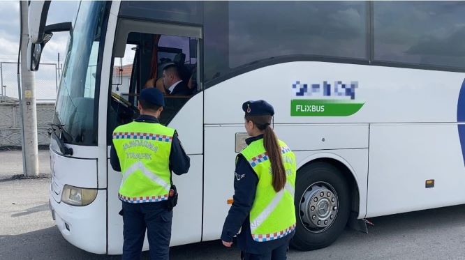 Aksaray’da Trafik Jandarma ekipleri