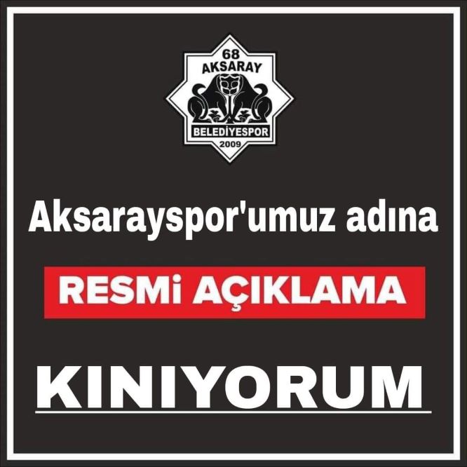 Aksaray’ın gururu Aksarayspor, bugün