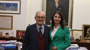 Pelinsu Yıldırım Demir, Yılmaz Büyükerşen ile görüştü