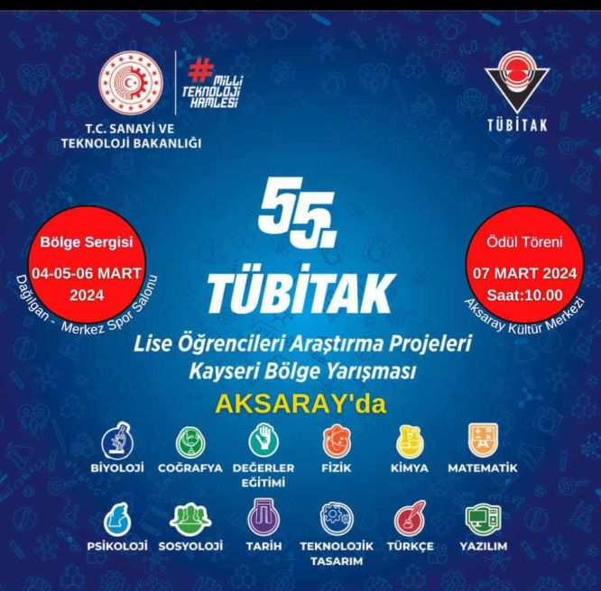 55. TÜBİTAK Lise Öğrencileri