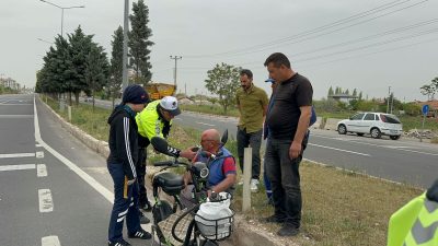 Aksaray’da sabah saatlerinde meydana gelen kazada motosiklet ile otomobil çarpıştı.
