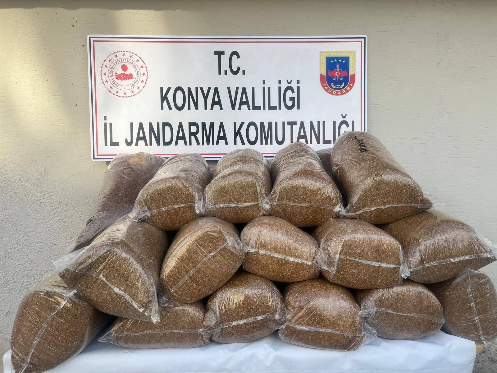 Konya’da, jandarma ekiplerince durdurulan