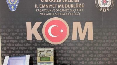 Kırıkkale’de resmi belgede sahtecilik ve vergi kaçakçılığı yaptığı iddiasıyla 1