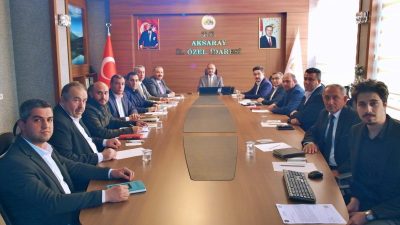Vali yardımcısı ve yetkililerden önemli istişare: Aksaray'ın geleceği için adımlar