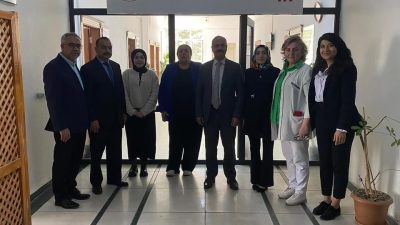 Aksaray Aile ve Sosyal Hizmetler İl Müdürü ve ekibi, Ortaköy