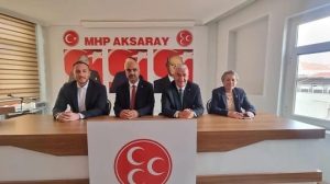 MHP Aksaray İl Başkanlığı Bayram Coşkusunu Parti Binasında Yaşadı