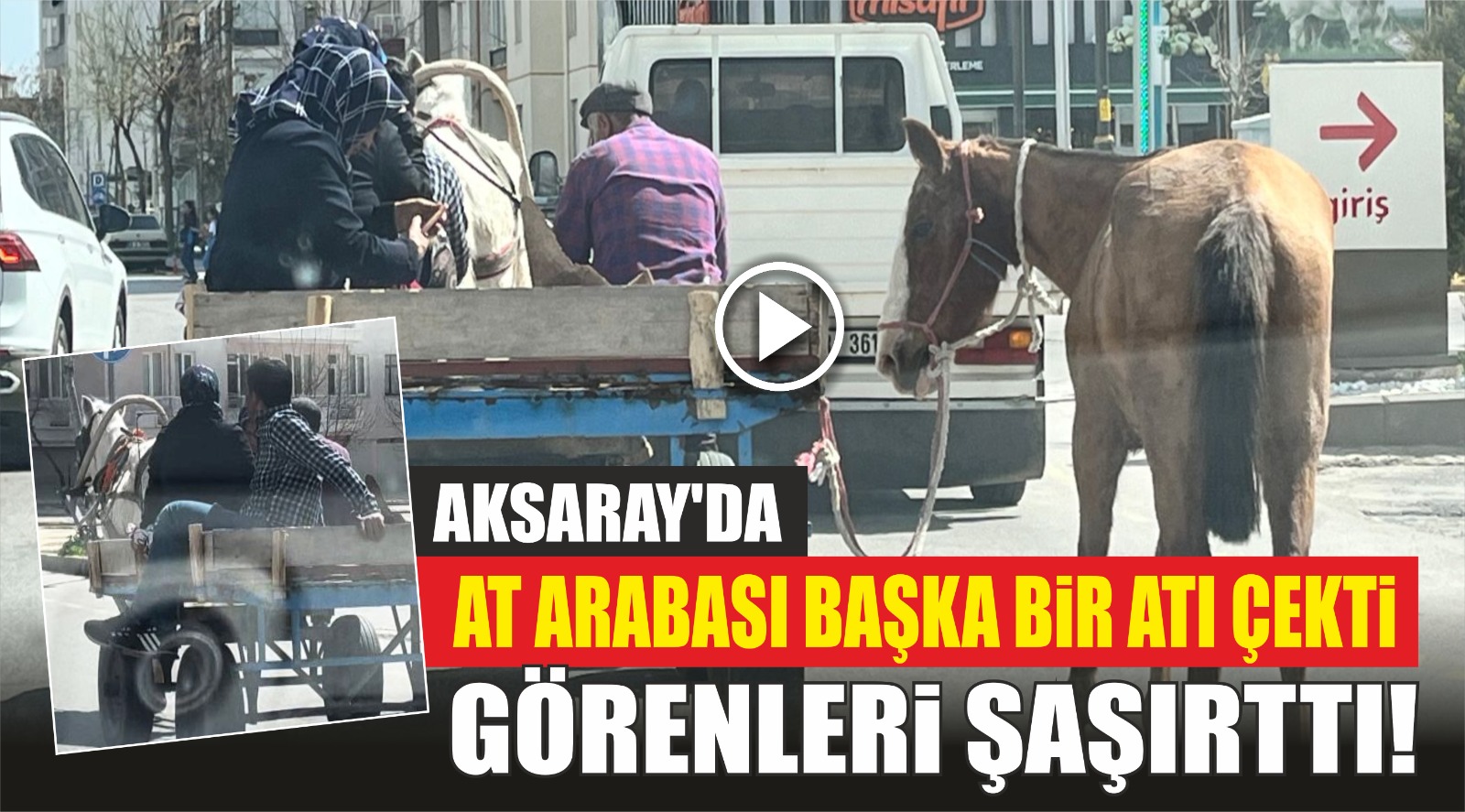 Aksaray’ın merkezi Atatürk Bulvarı’nda