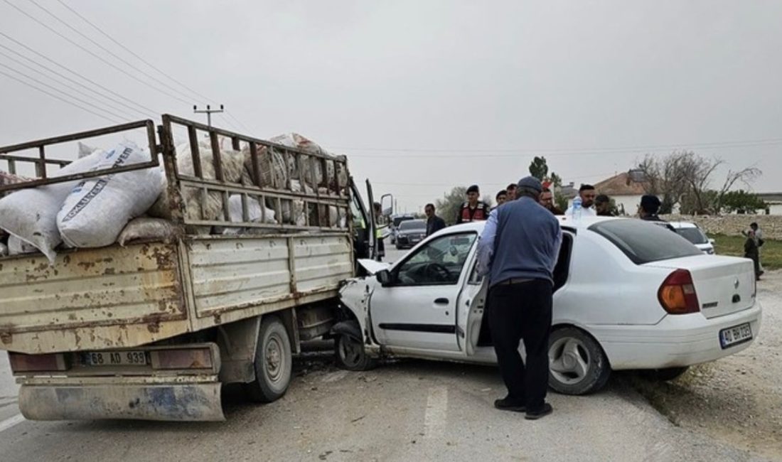 Aksaray’da bir kaza meydana