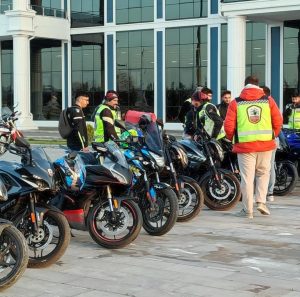 Aksaray’da motosiklet tutkunları iftar programında bir araya geldi
