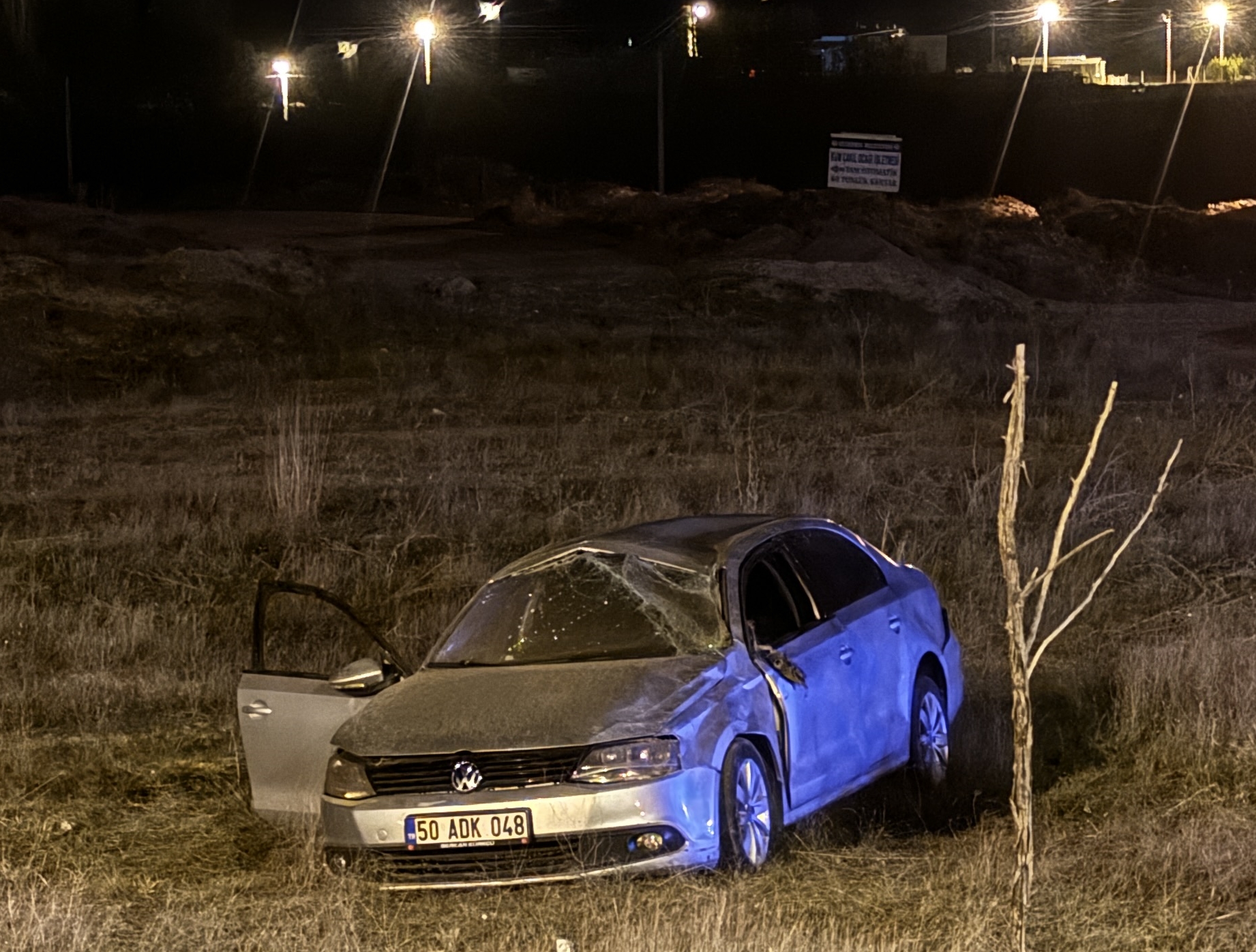 Nevşehir’in Gülşehir ilçesinde tarlaya