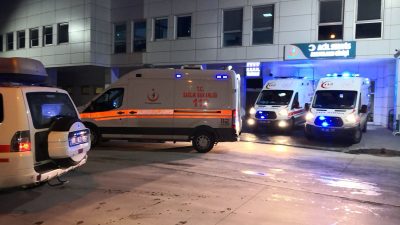 Aksaray'da kadın eşi tarafından darp edilerek hastanelik oldu.