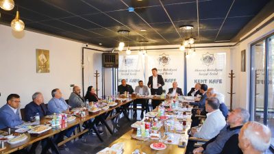 STK Başkanlarıyla bir araya gelinerek gelecek projeler tartışıldı.