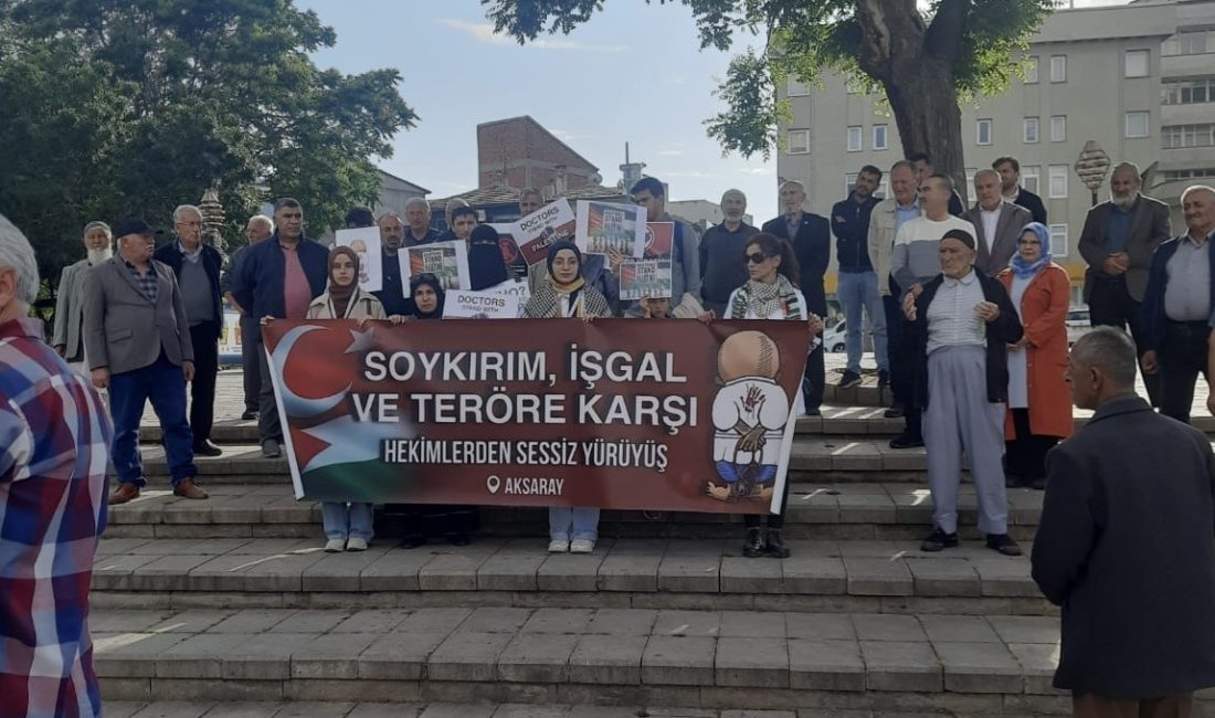 Sessiz Hekimler Aksaray’da Gazze