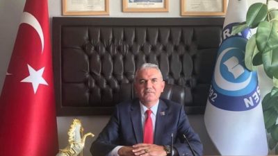 Türk Eğitimsen Başkanı Ali Toprak, İsrail savaş uçaklarının Gazze'deki Filistinli