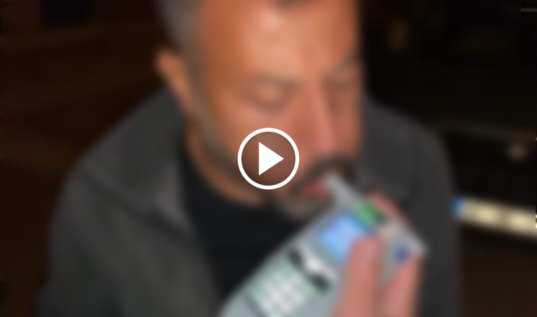 Aksaray’da Alkollü Sürücünün Tepkisi: 1 Bira içtim devamı yoktu!