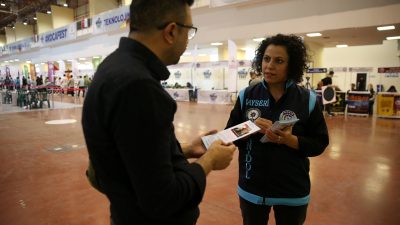 Kayseri Emniyet Müdürlüğü Asayiş Şubesi Dolandırıcılık Büro Amirliği ekipleri, bilgilendirici