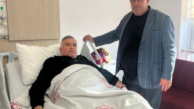 Safra kesesi ameliyatı geçiren Başkan Kayan'a destek ziyareti: Aksaray Ziraat