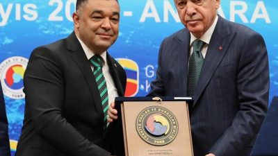 Aksaray Ticaret ve Sanayi Odası Başkanı Ahmet Koçaş, Cumhurbaşkanı Erdoğan