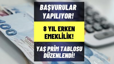 Emeklilik yaş ve prim tablosunda düzenleme gerçekleştirildi. Yeni emeklilik düzenlemesiyle