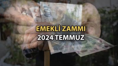 4 AYLIK ENFLASYON FARKIYLA EMEKLİ MAAŞI & AYLIĞI 2024 Temmuz'daki
