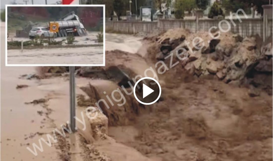 Aksaray-Nevşehir karayolu, şiddetli yağışların