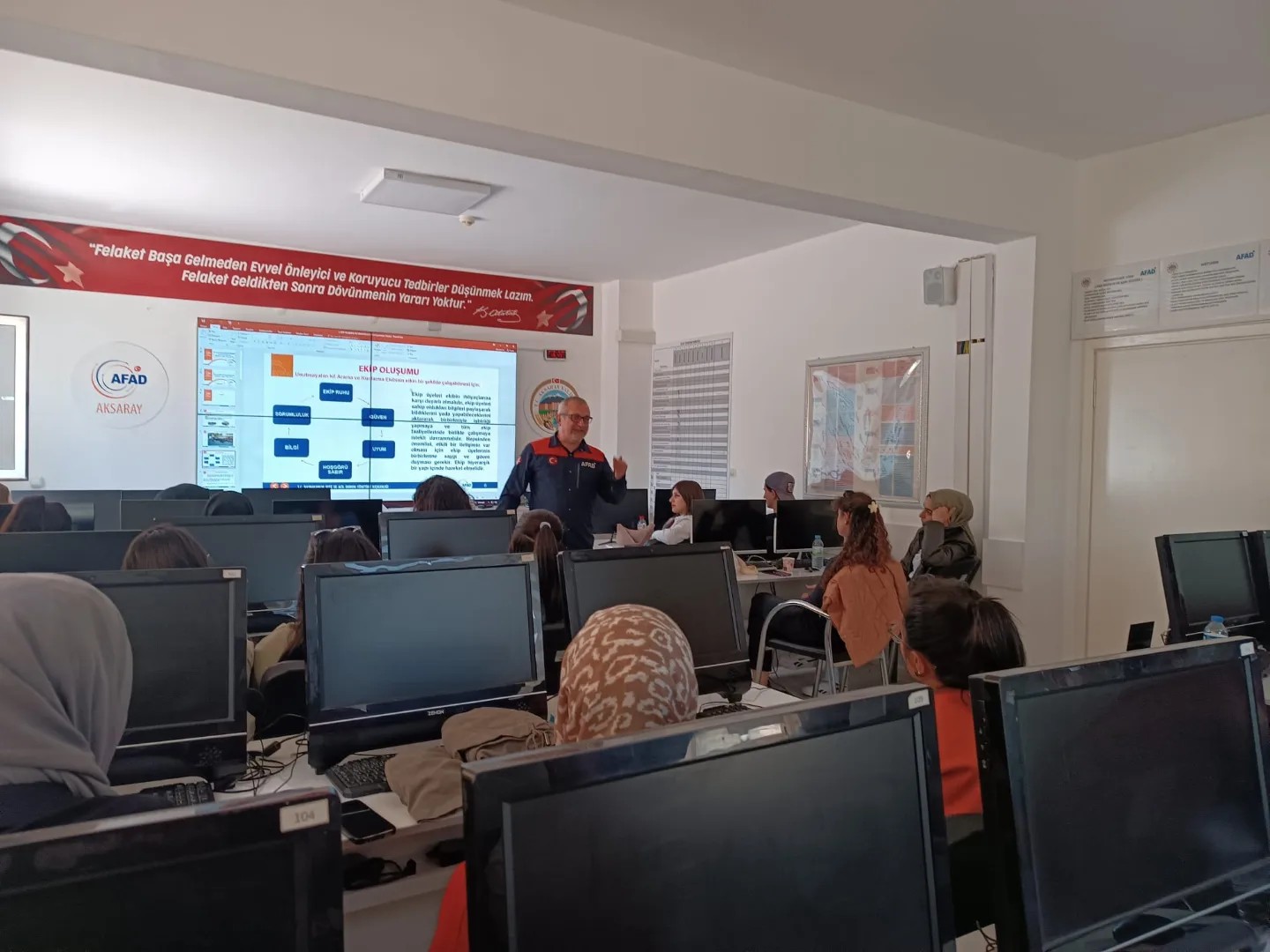 Aksaray’da Gönüllü Sayısı Artıyor; AFAD Eğitimleri Sürdü