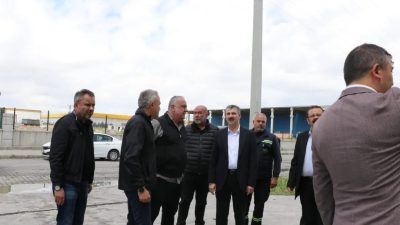 Aksaray Organize Sanayi Bölgesi’nde meydana gelen yangın sonrası AK Parti
